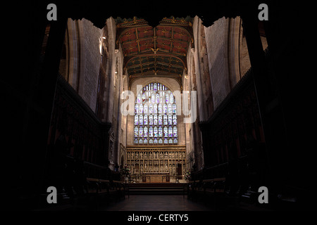 St Lawrence's Kirche in Ludlow, Shropshire. Eines von 19 ähnliche Bilder der Fotografin Bibliothek über die internen Aspekte dieser feine englische Kirche. Stockfoto