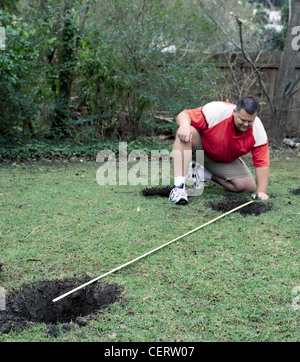 Feder Schaukel Frühling ist endlich da und wir genießen noch einmal unsere Gärten unserer Familien warum nicht folgen Sie diesen einfachen Schritten und Stockfoto