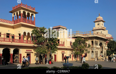 Indien, Rajasthan, Jaipur, Stadtschloss, Stockfoto