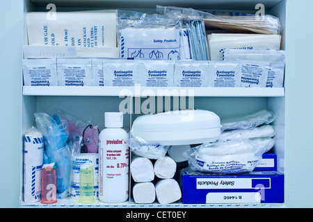Erste Hilfe Set Stockfoto