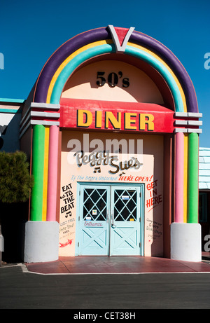 Peggy Sue 50er Jahre Diner, 35654 Yermo Road, Yermo, CA 92398 Stockfoto