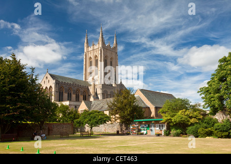 St Edmundsbury Cathedral, im Jahre 1503 als St James Kirche immer eine Kathedrale im Jahre 1914 gebaut. Stockfoto