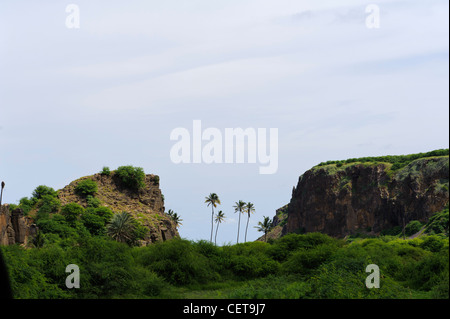 Ostküste von Santiago, Kapverdische Inseln, Afrika Stockfoto