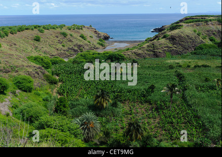 Ostküste von Santiago, Kapverdische Inseln, Afrika Stockfoto