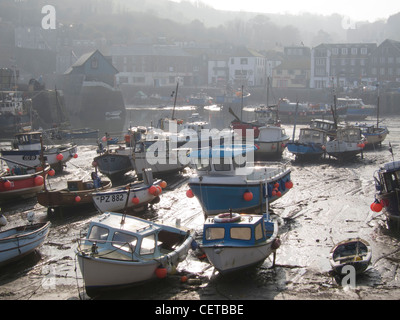 Mevagissey, Cornwall, kleines Fischerdorf Hafen Stockfoto