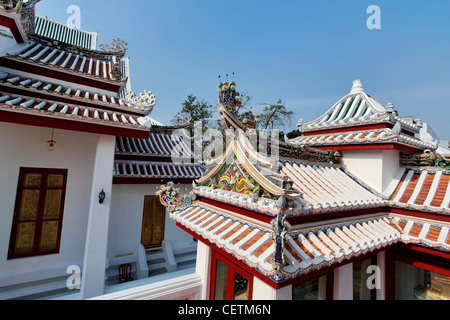 Chinesischer Architektur des Wat Bowonniwet | Bangkok Stockfoto