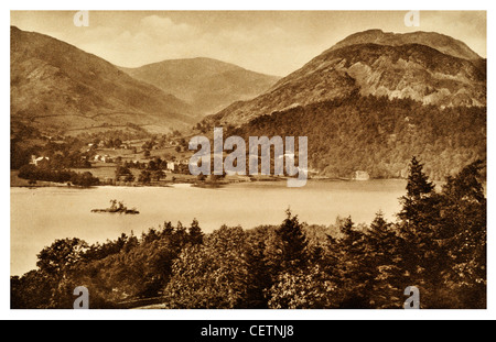 Leiter des Ullswater und Glenridding Stockfoto