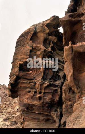 Bunten Sandstein-Felsformation. Stockfoto