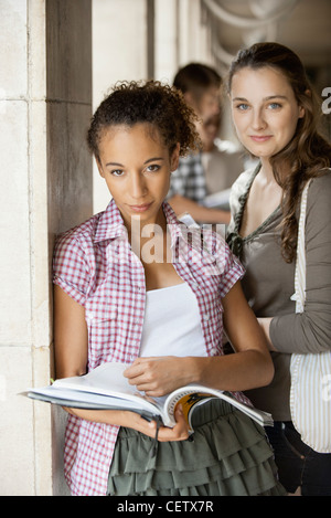 Studenten, portrait Stockfoto