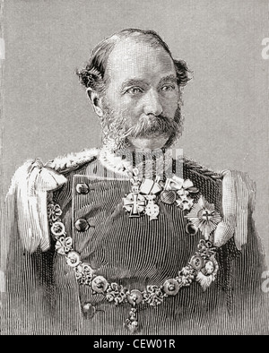 Christian IX, 1818-1906. König von Dänemark. Von The Strand Magazine veröffentlicht 1897. Stockfoto