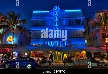 Colony Hotel South Beach Miami Florida Stockfoto