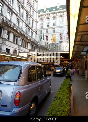 Savoy Hotel Strand-London-UK Stockfoto