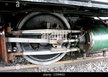 Motoren auf der walisischen wieder Bahn Wales UK Stockfoto