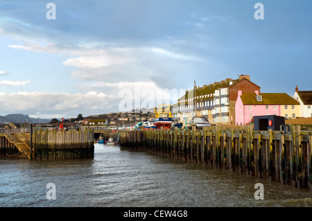 West Bay Hafen in der Nähe von Bridport, Dorset, England, UK Stockfoto