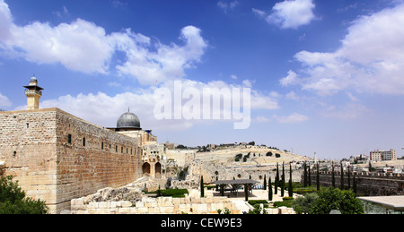 Al-Aqsa-Moschee in alte Stadt von Jerusalem, Israel Stockfoto
