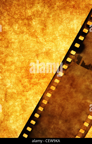 Alten Filmstreifen werden als Hintergrund verwendet Stockfoto