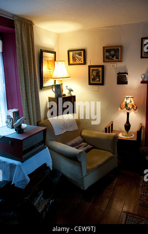 Dylan Thomas Bootshaus, Laugharne Wales UK Stockfoto