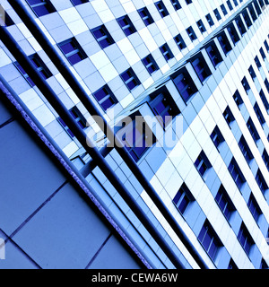 Wand des modernen Hochhaus Wohngebäude Stockfoto