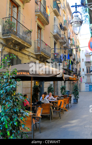 Las Ramblas Barcelona Spanien Europa Katalonien Stockfoto
