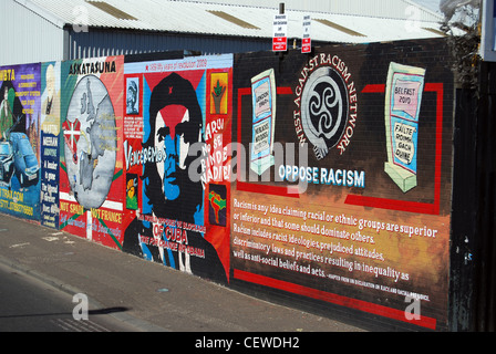 Belfast Frieden Wand Anzahl Stockfoto