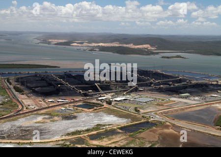 Gladstone aus der Luft Stockfoto