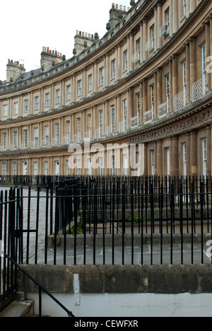 Die Royal Crescent, Bath Avon, England UK. Stockfoto