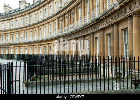 Die Royal Crescent, Bath Avon, England UK. Stockfoto