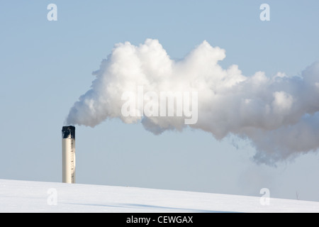 Schwere industrielle Umweltverschmutzung, Umwelt-problem Stockfoto