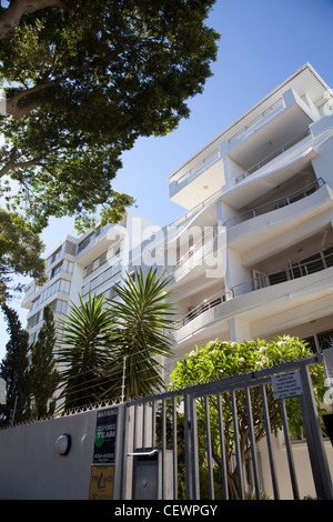 Wohnungen mit Sicherheit auf Kapstadt, Green Point Main Road Stockfoto