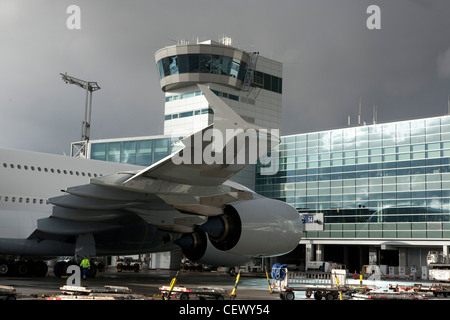 Flughafen Frankfurt am Main, Deutschland - drittgrößte in Europa Stockfoto