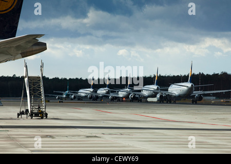 Flughafen Frankfurt am Main, Deutschland - drittgrößte in Europa Stockfoto