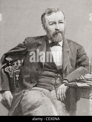 Samuel Pierpont Langley, 1834-1906. US-amerikanischer Astronom, Physiker, Erfinder des Bolometer und Pionier der Luftfahrt. Stockfoto