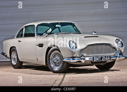 Aston Martin DB5, James Bond Oldtimer Stockfoto