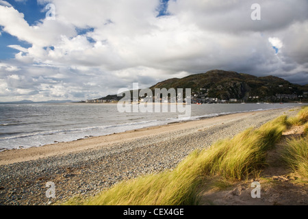 Ansicht von Barmouth von Penrhyn Punkt an der Mündung der Mawddach. Stockfoto