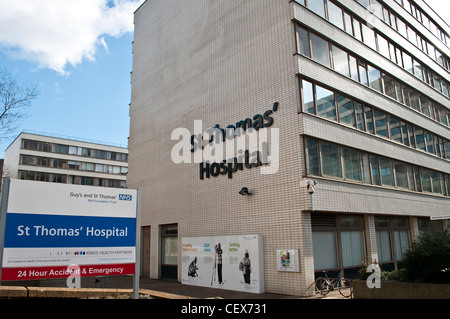 St Thomas' Hospital, London, UK Stockfoto
