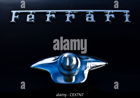 Ferrari California insignia, close up Stockfoto