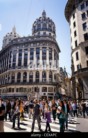 Avenida de Florida, Innenstadt von Buenos Aires, Argentinien Stockfoto