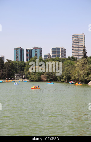 See, Chapultepec Park Bosque de Chapultepec, Chapultepec, Mexiko-Stadt, Mexiko Stockfoto