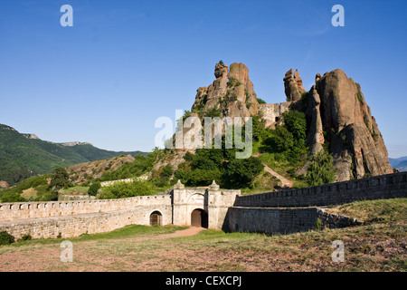 Berühmte Belogradchik Steinen ich Bulgarien, eines der neuen 7 Weltwunder Stockfoto