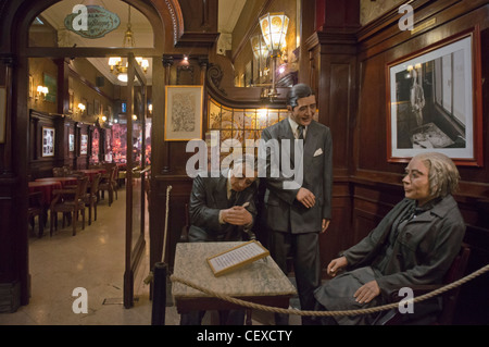 Berühmte Cafe Tortoni, Buenos Aires, Argentinien Stockfoto