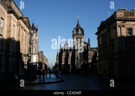 St Giles Cathedral High Kirk Royal Mile Edinburgh Schottland. Stockfoto