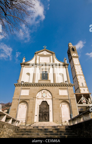 Kirche San Giovanni Battista, Sotto il Monte, Lombardei, Italien Stockfoto