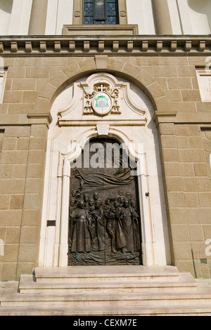 Kirche San Giovanni Battista, Sotto il Monte, Lombardei, Italien Stockfoto