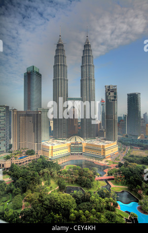 Menara Petronas Towers, Kuala Lumpur, Malaysia Stockfoto