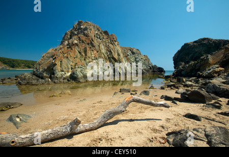 Der Strand Silistar, in der Nähe von Ahtopol, Bulgarien Stockfoto