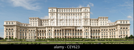 Größte Gebäude in Europa, an das rumänische Parlament in Bukarest Stockfoto