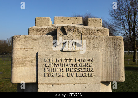 Denkmal für die gefallenen deutschen Soldaten in Neuville-Saint-Vaast, Frankreich. Stockfoto