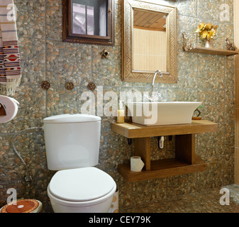Innen modernes Hotel Badmöbel design Stockfoto