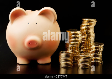 Geld sparen Stockfoto