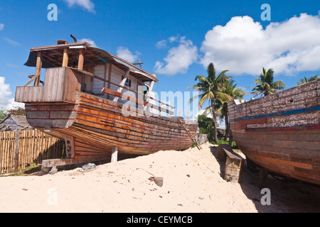 Die Werft von Antalaha, östlichen Madagaskars Stockfoto